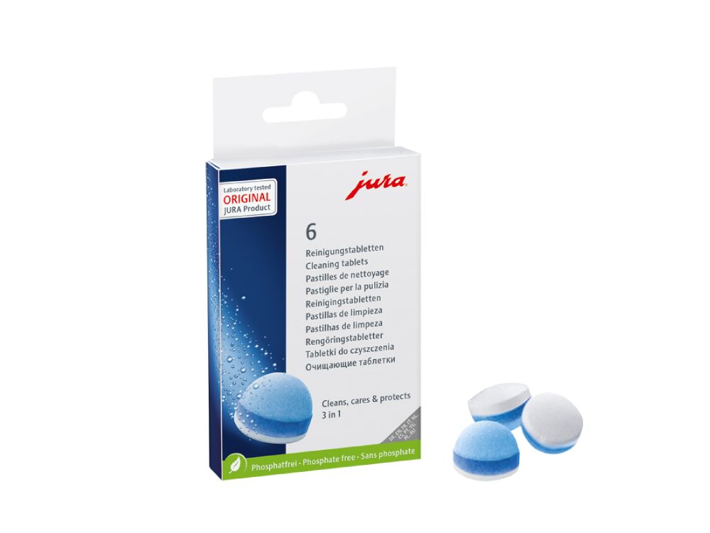 JURA 3 fazių valymo tabletės 6 vnt 1